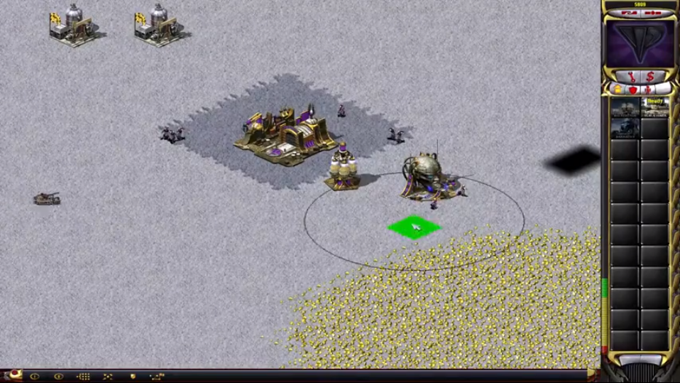 单机游戏 红色警戒2 尤里的复仇 尤里1对5 冷酷模式视频