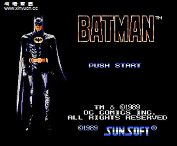 童年游戏 FC 红白机 小霸王 蝙蝠侠1 一命通关 视频（含金手指代码 ）