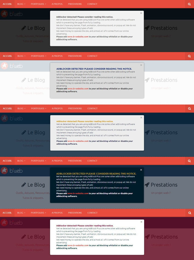 WordPress广告反屏蔽插件Ad Blocker Notify Lite - 第2张 - boke112联盟(boke112.com)